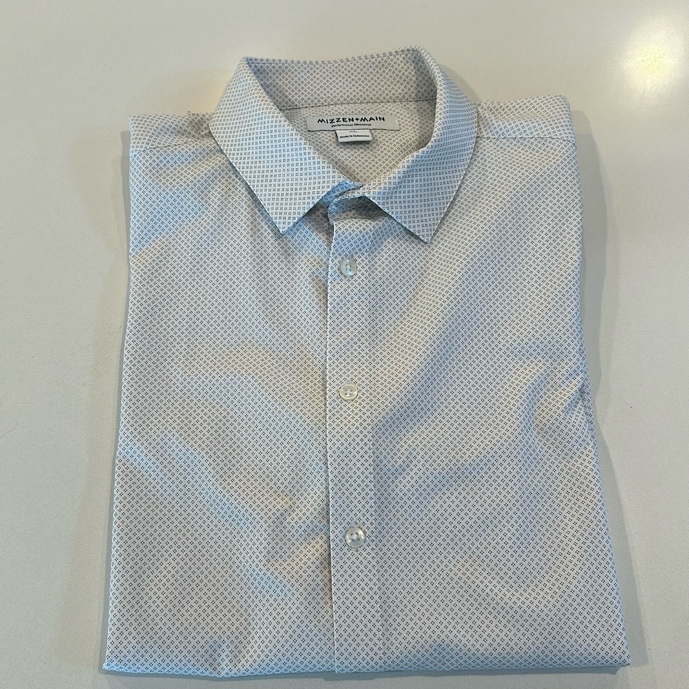 Mizzen+Main Men’s Performance Dress Shirt | XL Trim